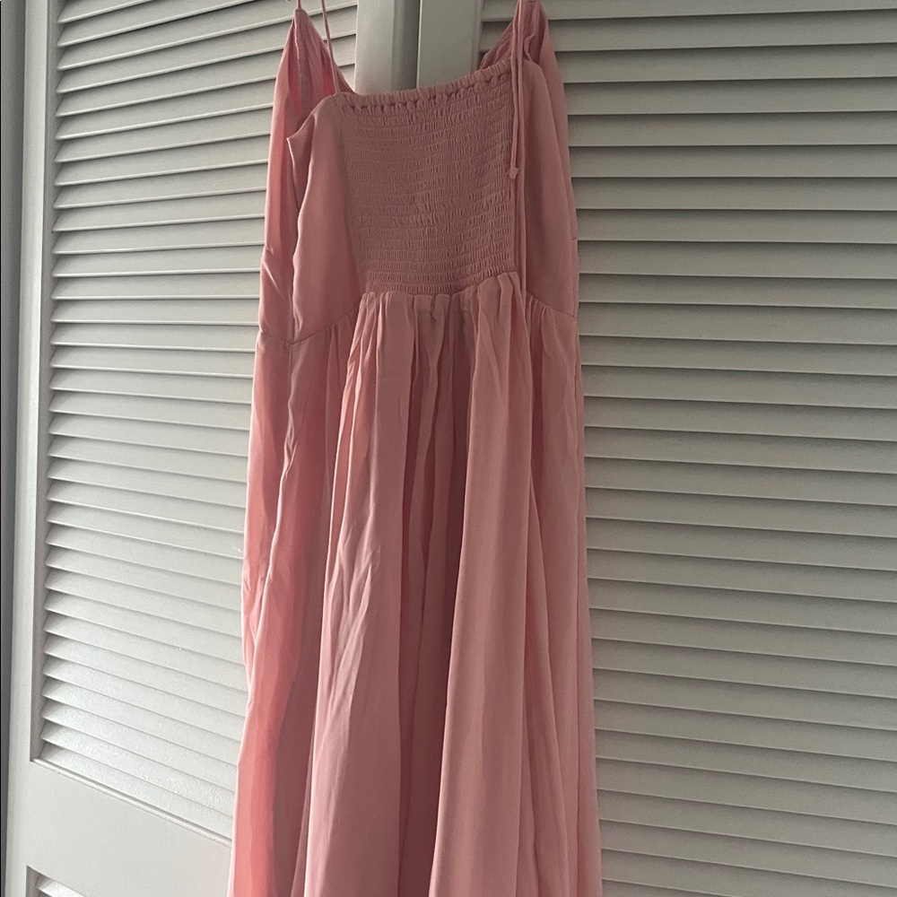 Abercrombie & Fitch Pink Midi Dress - Picture 4 of 4